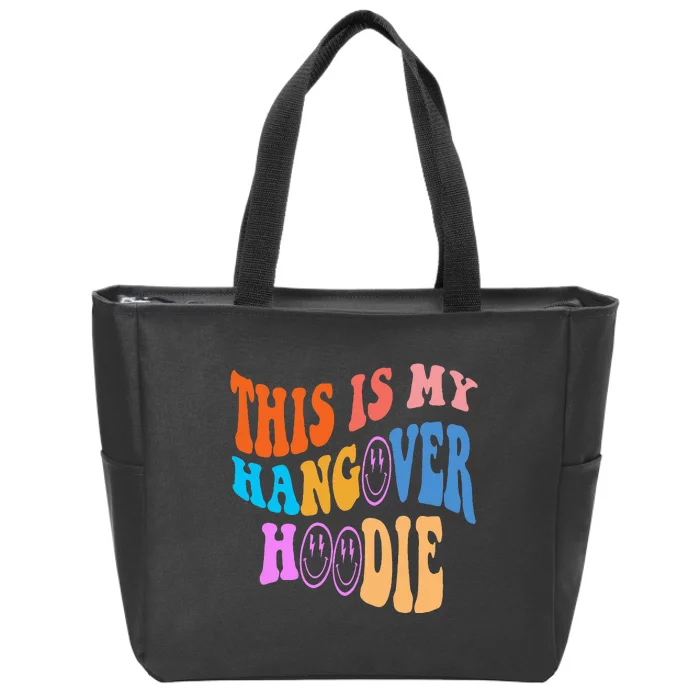 This Is My Hangover Hoodie Trendy Zip Tote Bag