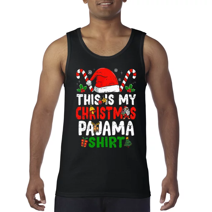 This Is My Christmas Pajama  Funny Christmas Tank Top