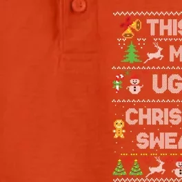 This Is My Ugly Sweater Funny Christmas Gift Gift Dry Zone Grid Performance Polo