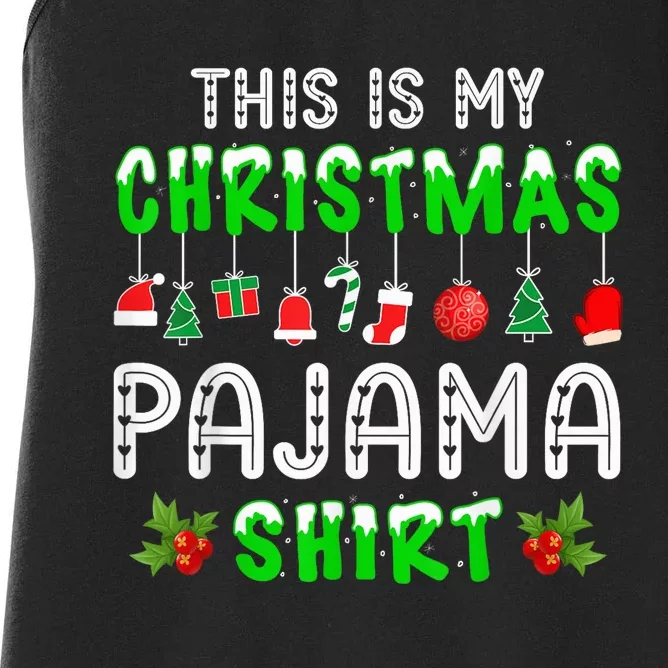 This Is My Christmas Pajama Shirt Women's Racerback Tank