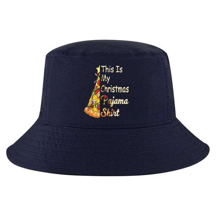 This Is My Christmas Pajama Fun Pizza Lovers Christmas Cool Comfort Performance Bucket Hat