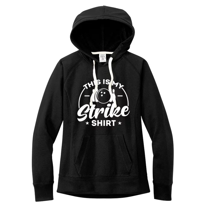 This Is My Strike Bowling Women's Fleece Hoodie