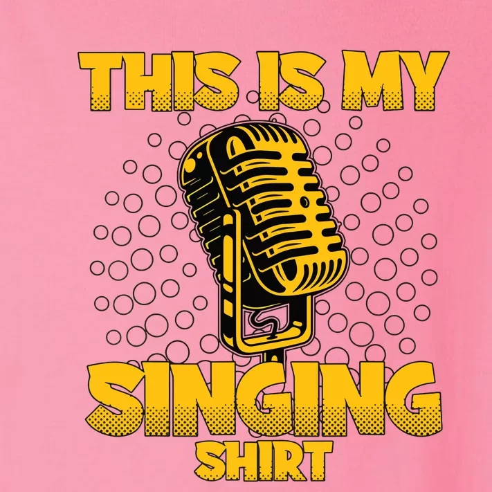 This Is My Singing Karaoke Lead Singer Gift Singing Toddler Long Sleeve Shirt