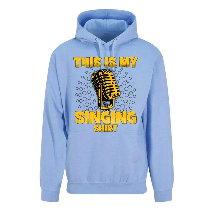 This Is My Singing Karaoke Lead Singer Gift Singing Unisex Surf Hoodie