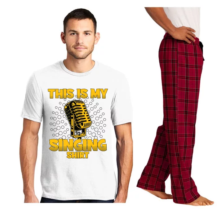 This Is My Singing Karaoke Lead Singer Gift Singing Pajama Set