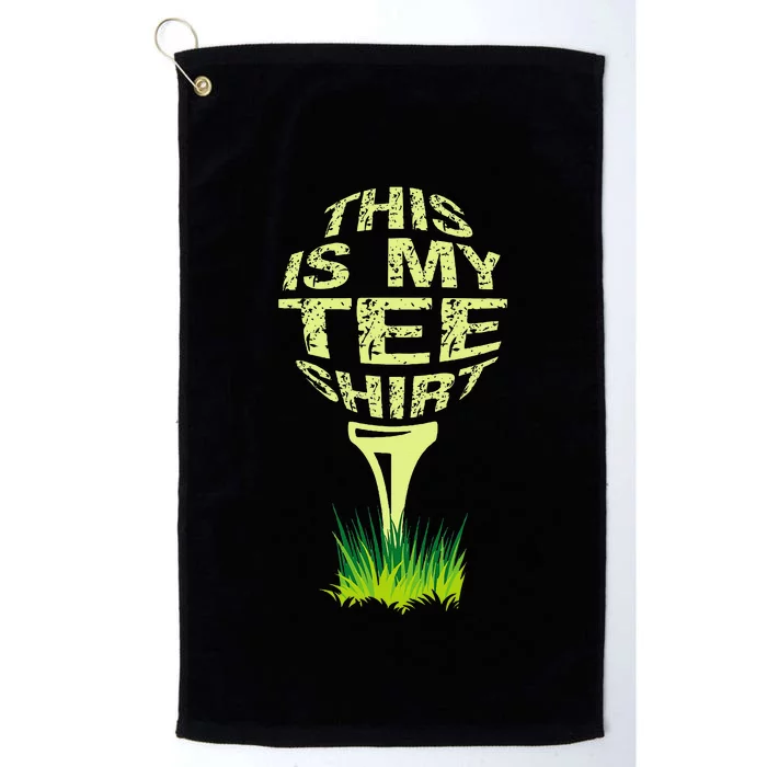 This Is My Golfer Funny Golfer Golf Player Lover Platinum Collection Golf Towel