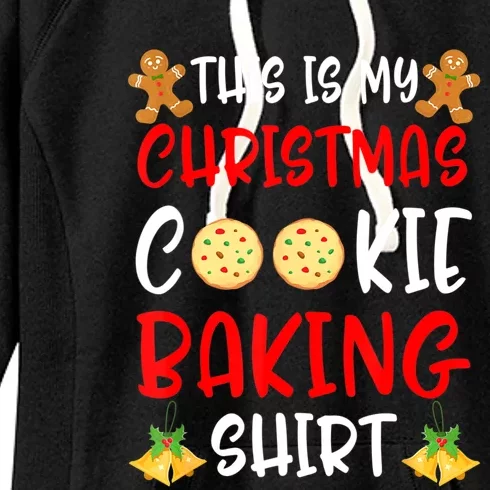 This Is My Christmas Cookie Baking Shirt Women's Fleece Hoodie