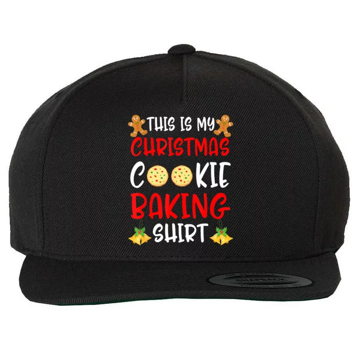 This Is My Christmas Cookie Baking Shirt Wool Snapback Cap