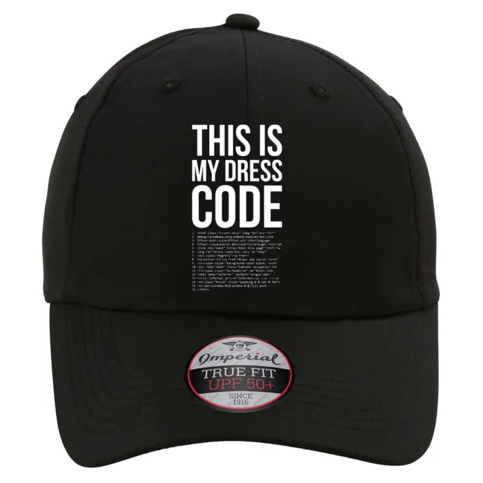 This Is My Dresscode Coder Developer Computer Nerd Code Gift The Original Performance Cap