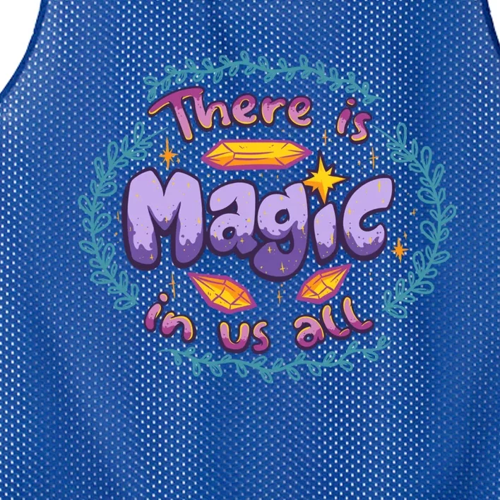 There Is Magic In Us All Inspirational Motivational Quotes Gift Mesh Reversible Basketball Jersey Tank