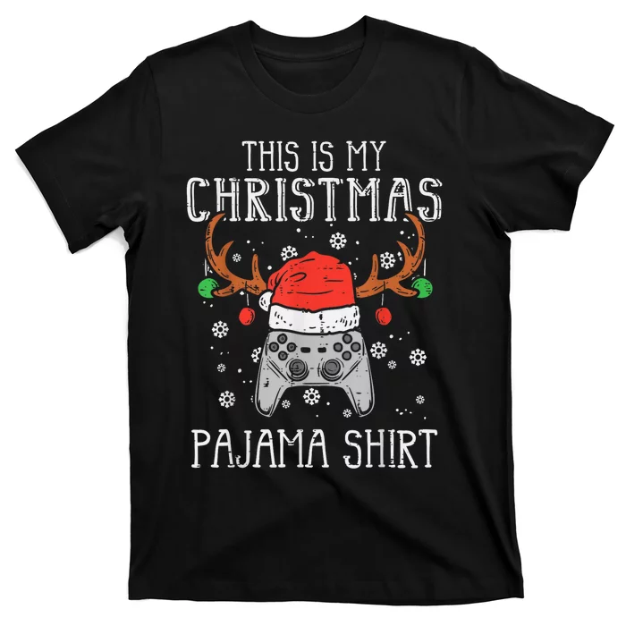 This Is My Christmas Shirt Gamer Xmas Boy  Girls Kid T-Shirt