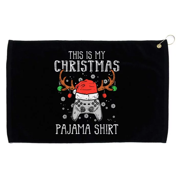 This Is My Christmas Shirt Gamer Xmas Boy  Girls Kid Grommeted Golf Towel