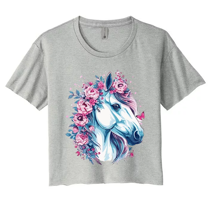 This Is My Derby Day Dress Horse Racing Lover Day For Women Women's Crop Top Tee