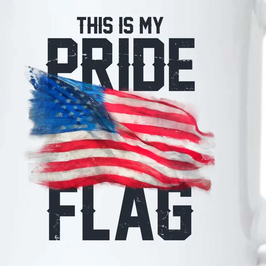 This Is My Pride Flag United States Patriot Flag Black Color Changing Mug