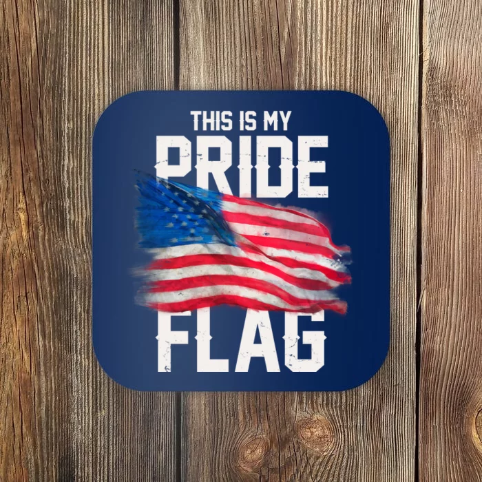 This Is My Pride Flag United States Patriot Flag Coaster