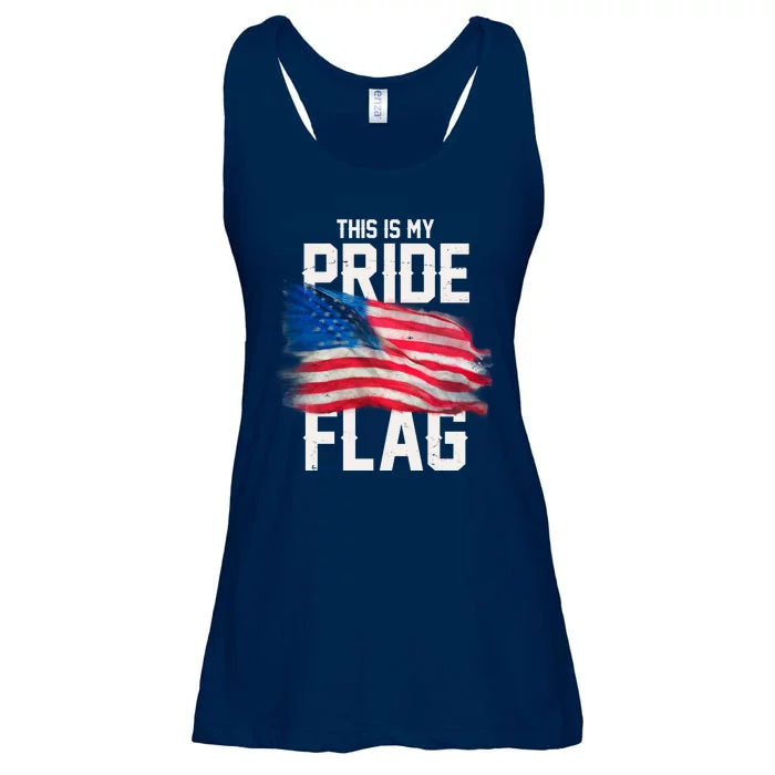 This Is My Pride Flag United States Patriot Flag Ladies Essential Flowy Tank