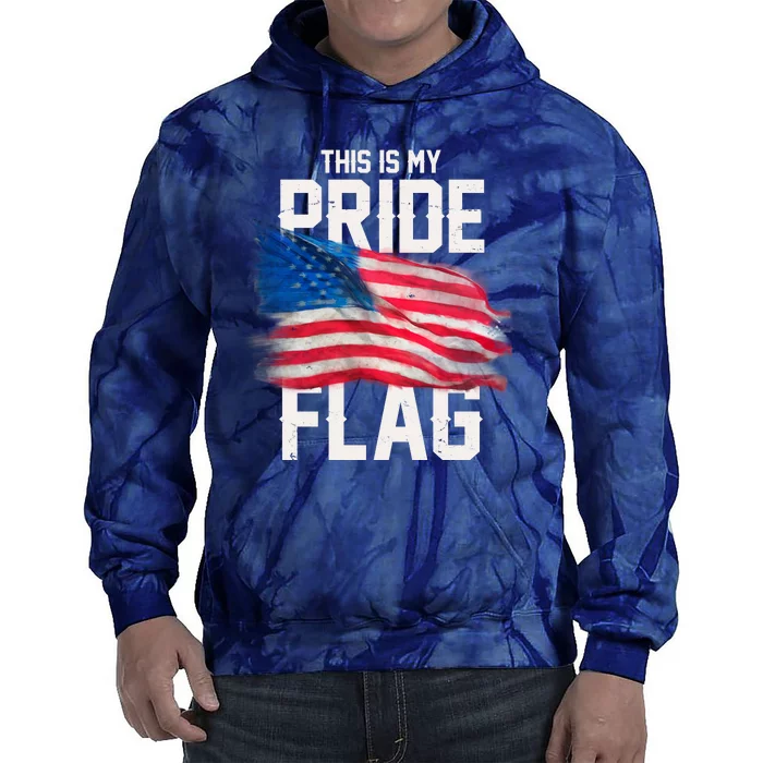 This Is My Pride Flag United States Patriot Flag Tie Dye Hoodie