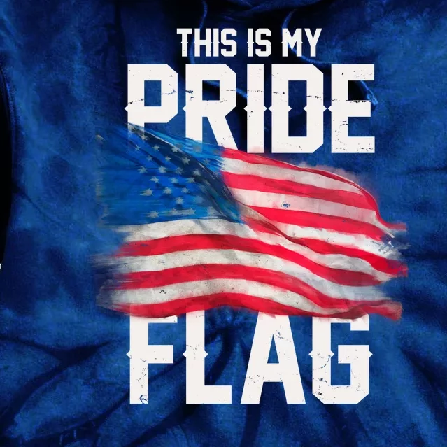 This Is My Pride Flag United States Patriot Flag Tie Dye Hoodie