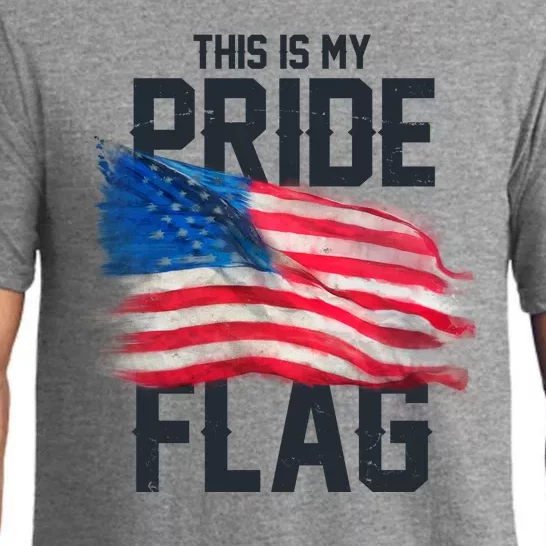 This Is My Pride Flag United States Patriot Flag Pajama Set