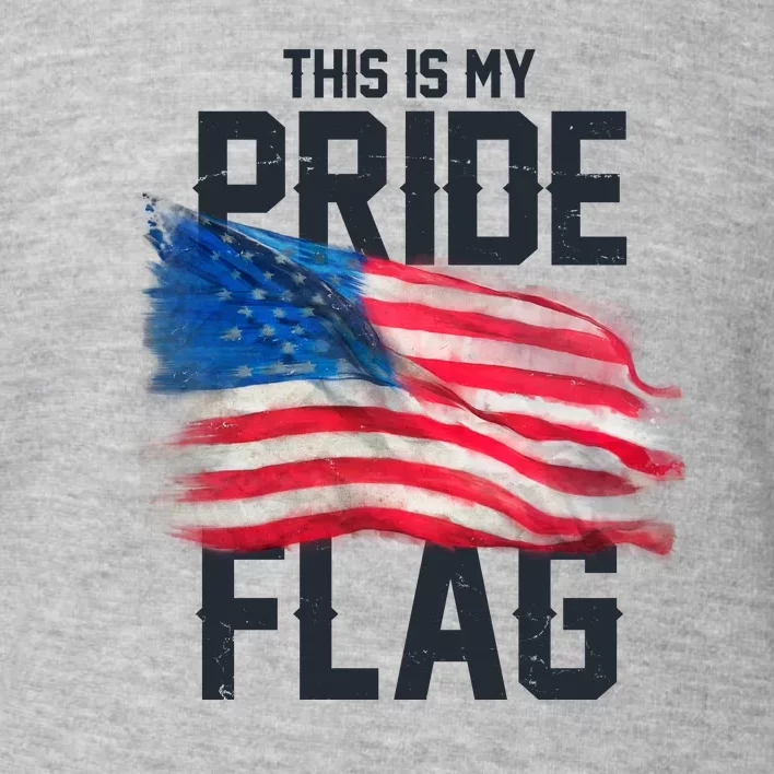 This Is My Pride Flag United States Patriot Flag Toddler Sweatshirt