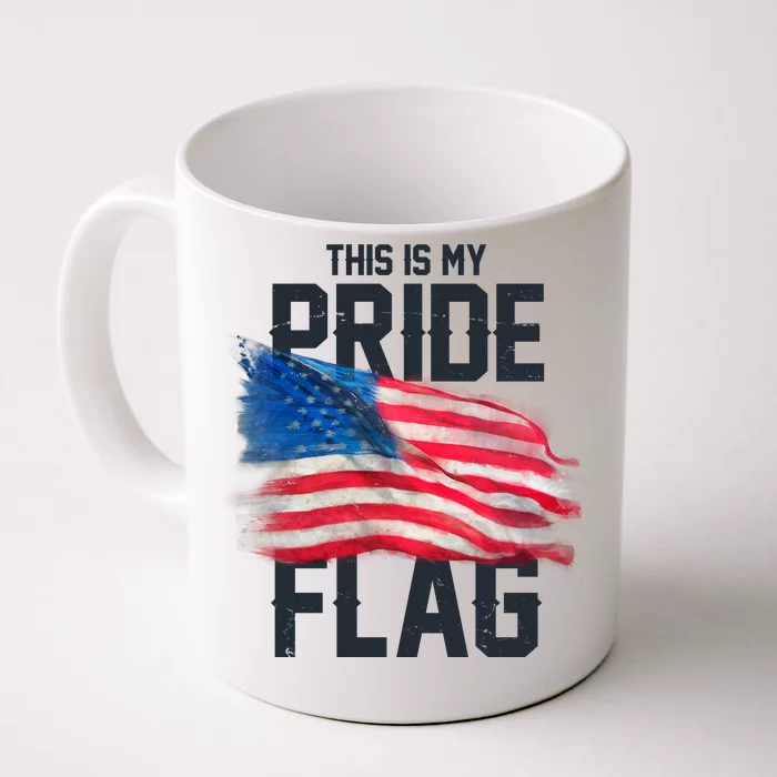 This Is My Pride Flag United States Patriot Flag Front & Back Coffee Mug