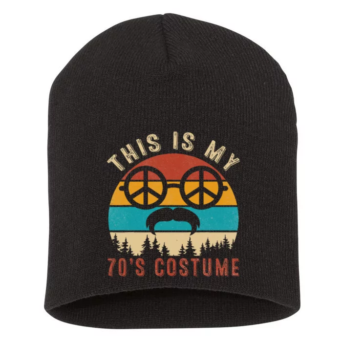 This Is My 70s Costume Funny Vintage Short Acrylic Beanie