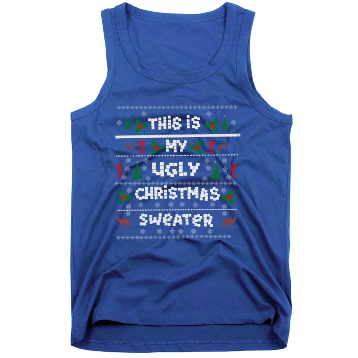 This Is My Ugly Sweater Christmas Gift Tank Top