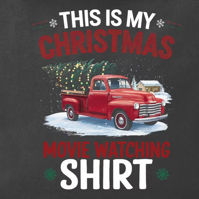 This Is My Christmas Movie Watching Red Truck 2024 Zip Tote Bag