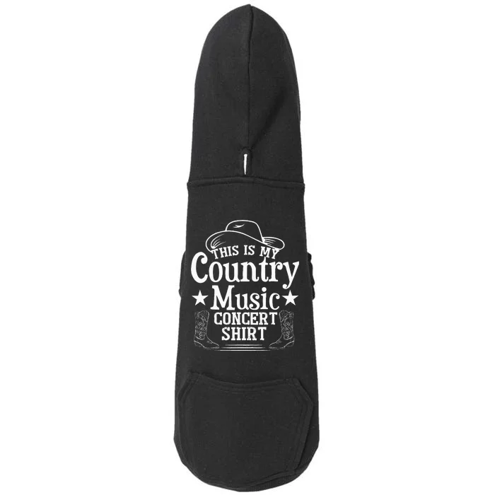 This Is My Country Music Concert Doggie 3-End Fleece Hoodie