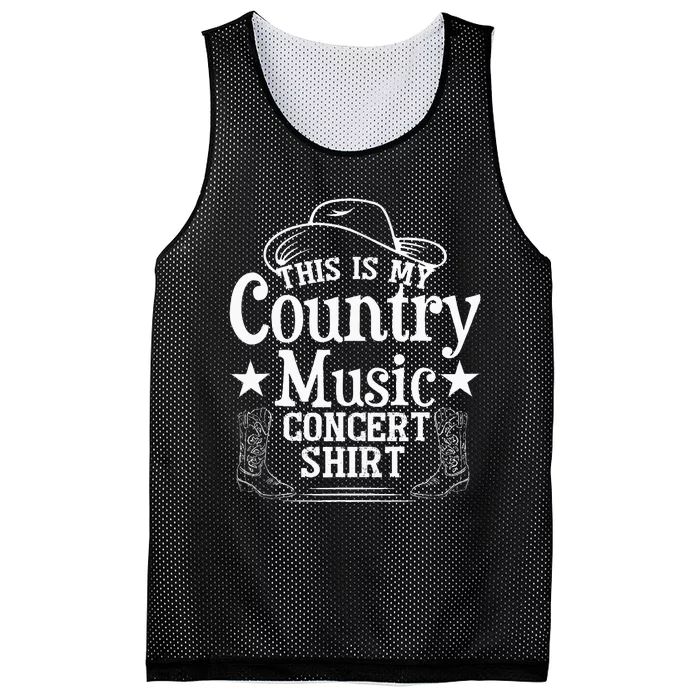 This Is My Country Music Concert Mesh Reversible Basketball Jersey Tank