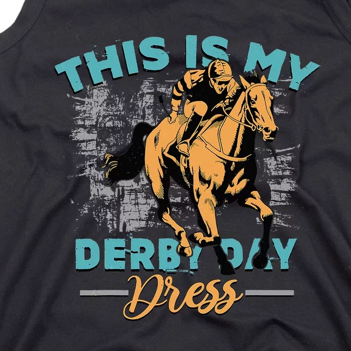 This Is My Derby Day Dress Funny Horse Race Tank Top