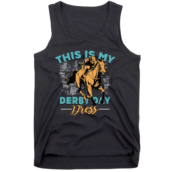 This Is My Derby Day Dress Funny Horse Race Tank Top