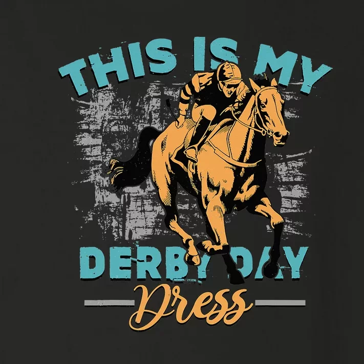 This Is My Derby Day Dress Funny Horse Race Toddler Long Sleeve Shirt