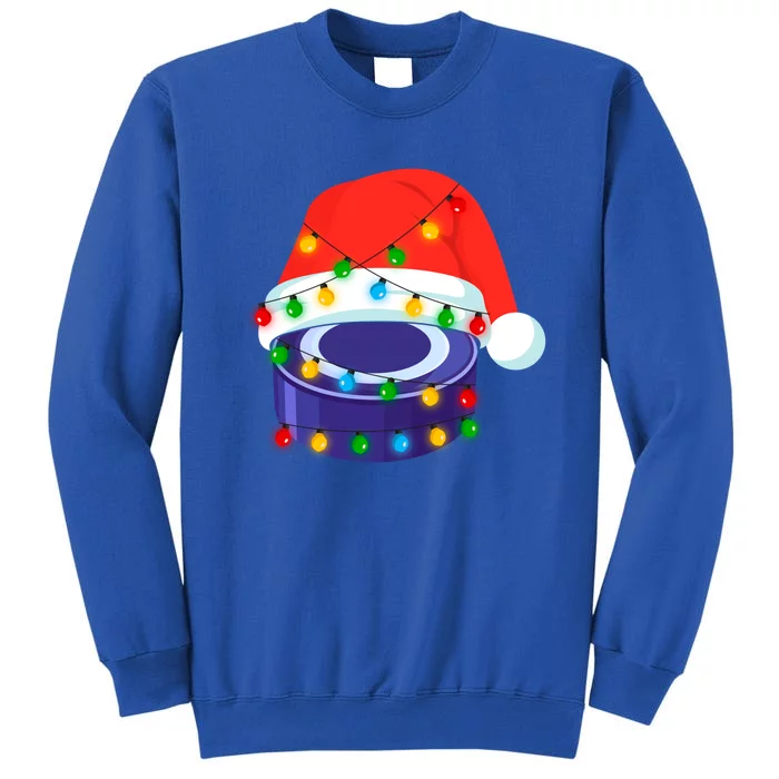 This Is My Christmas Pajama Hockey Ball Lover Xmas Lights Great Gift Tall Sweatshirt