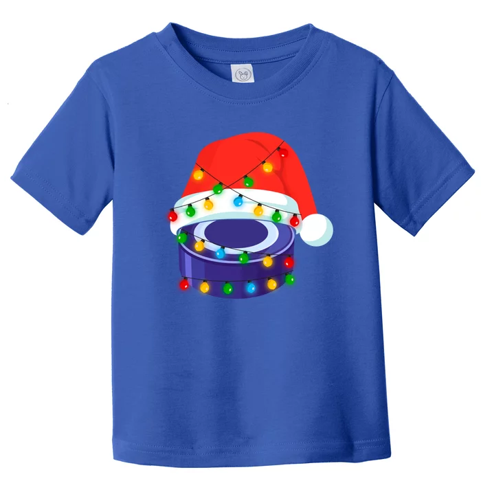 This Is My Christmas Pajama Hockey Ball Lover Xmas Lights Great Gift Toddler T-Shirt