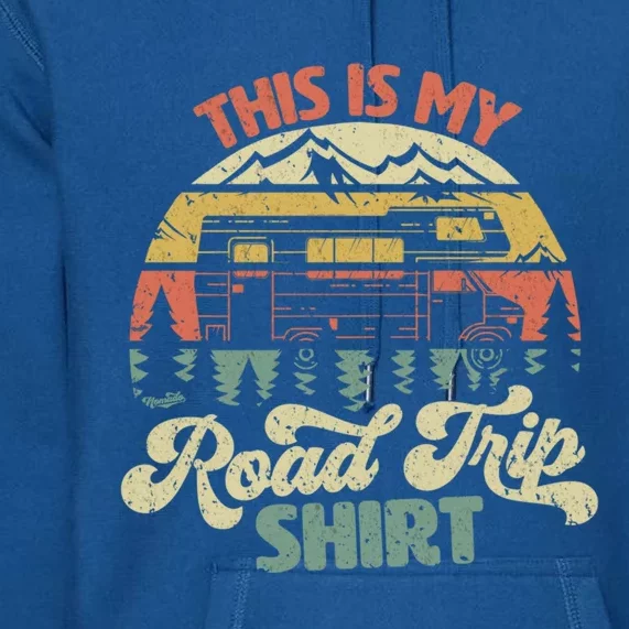 This Is My Road Trip Gift Family Retro Style Meaningful Gift Premium Hoodie