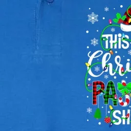 This Is My Christmas Pajama Matching Family Xmas Lights Softstyle Adult Sport Polo