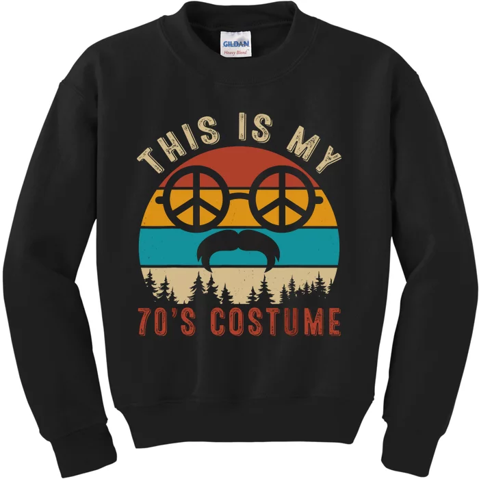 This Is My 70s Costume Funny Vintage Outfit Kids Sweatshirt