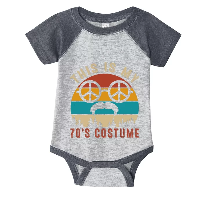 This Is My 70s Costume Funny Vintage Outfit Infant Baby Jersey Bodysuit