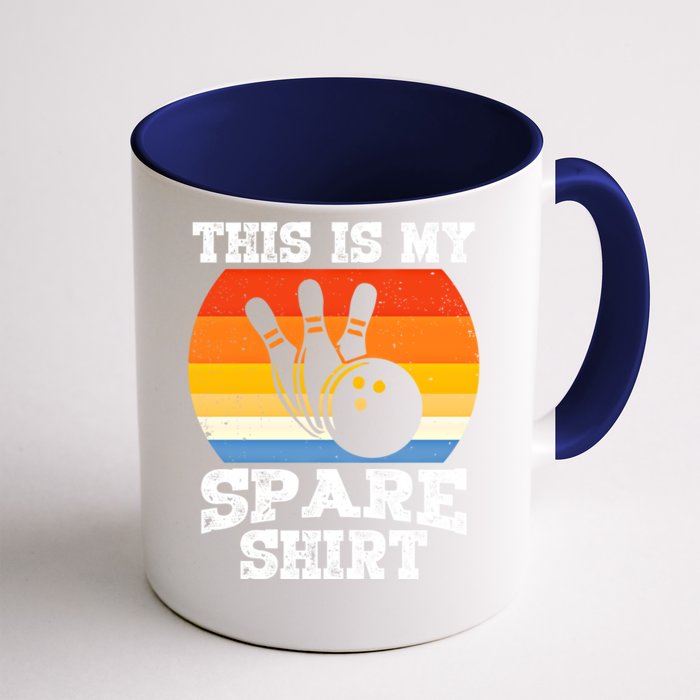 This Is My Spare Gift Funny Bowling Ball Pin Bowler Bowling Gift Front & Back Coffee Mug