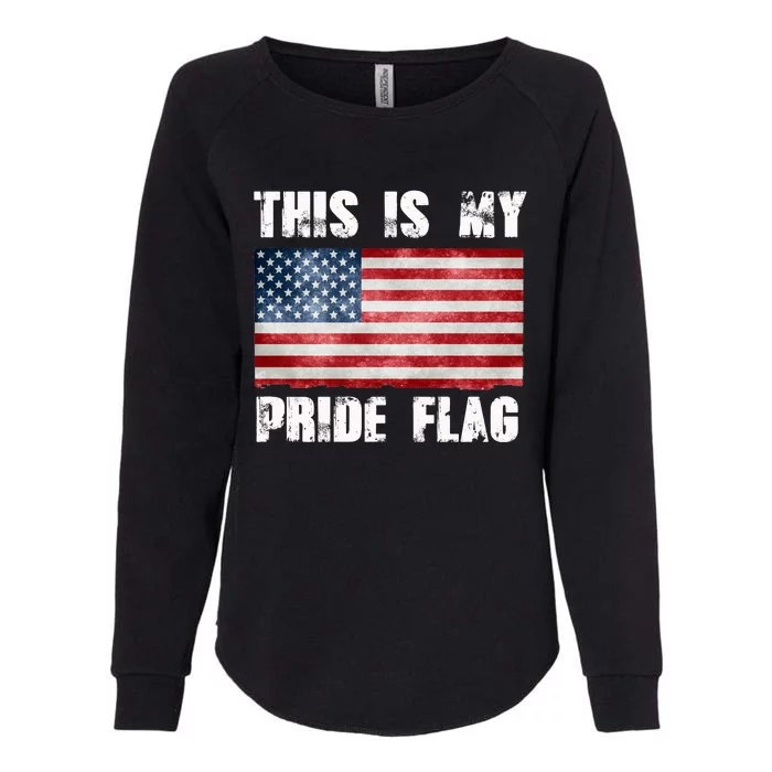 This Is My Pride Flag Womens California Wash Sweatshirt