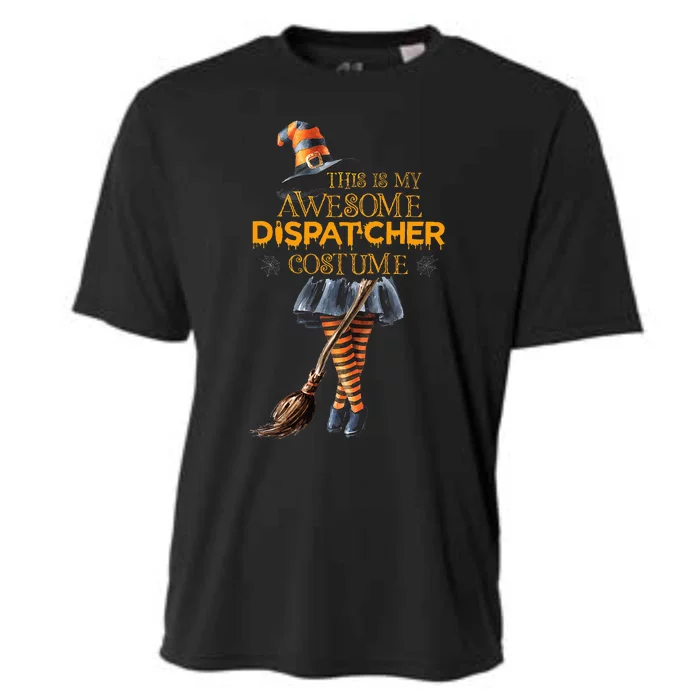 This Is My Halloween Dispatcher 911 Costume Women Dispatch Cooling Performance Crew T-Shirt