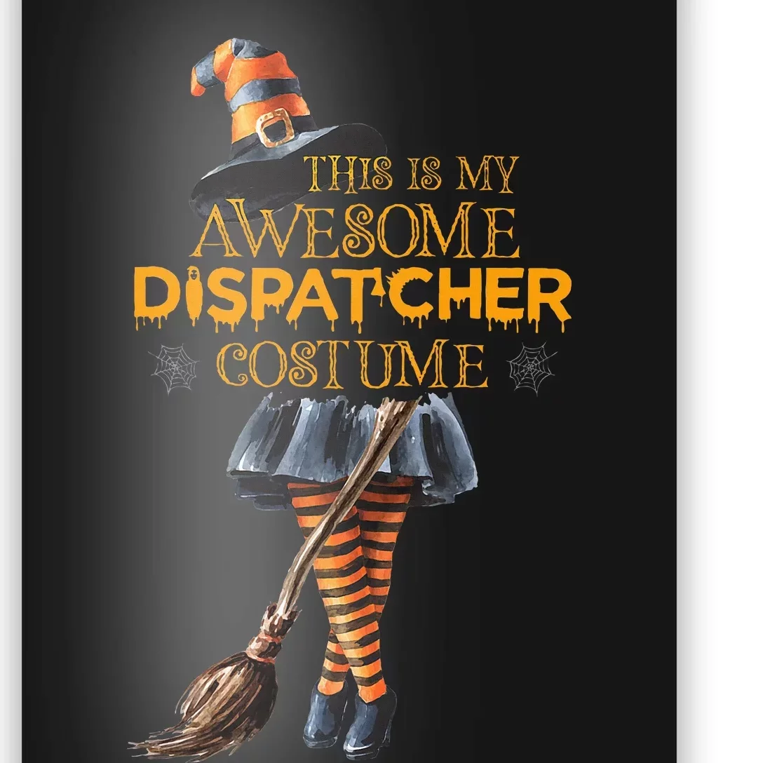 This Is My Halloween Dispatcher 911 Costume Women Dispatch Poster