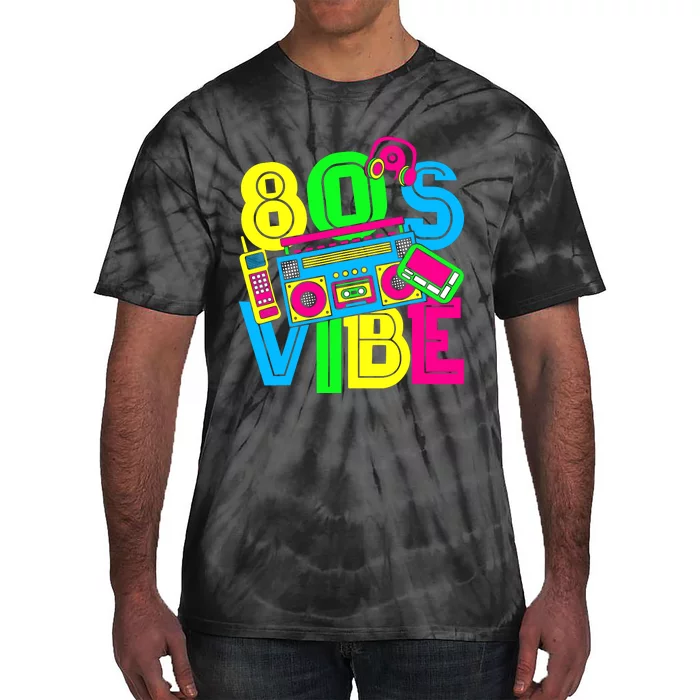 This Is My 80S Vibe 1980s Fashion 80s 90s Outfit Party Tie-Dye T-Shirt