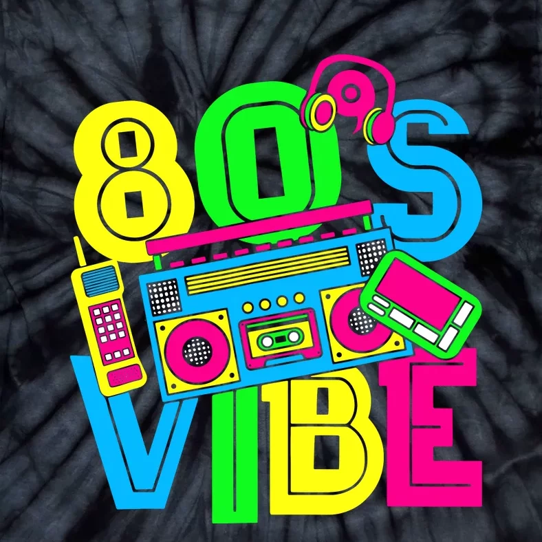 This Is My 80S Vibe 1980s Fashion 80s 90s Outfit Party Tie-Dye T-Shirt