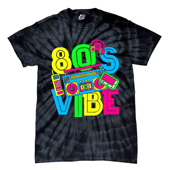 This Is My 80S Vibe 1980s Fashion 80s 90s Outfit Party Tie-Dye T-Shirt