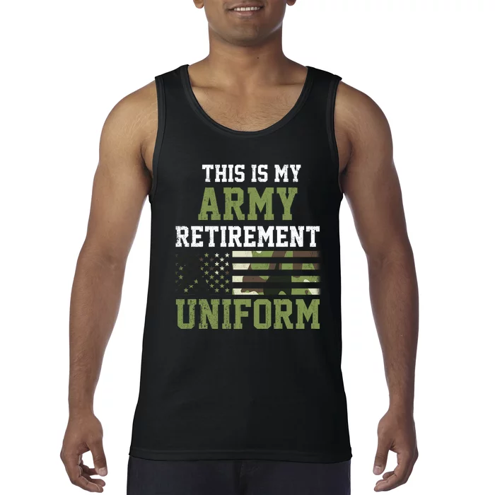 This Is My Army Retirement Uniform Tank Top