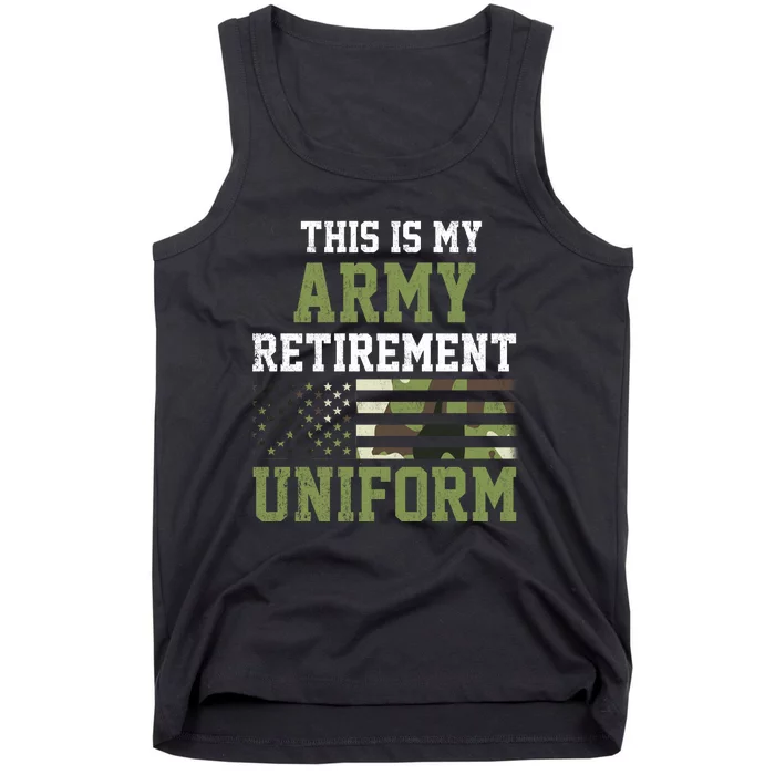 This Is My Army Retirement Uniform Tank Top