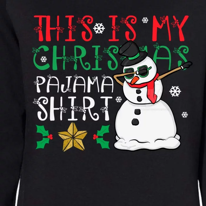 This Is My Christmas Pajama Holiday Womens California Wash Sweatshirt