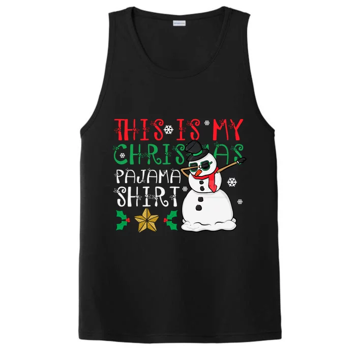 This Is My Christmas Pajama Holiday Performance Tank